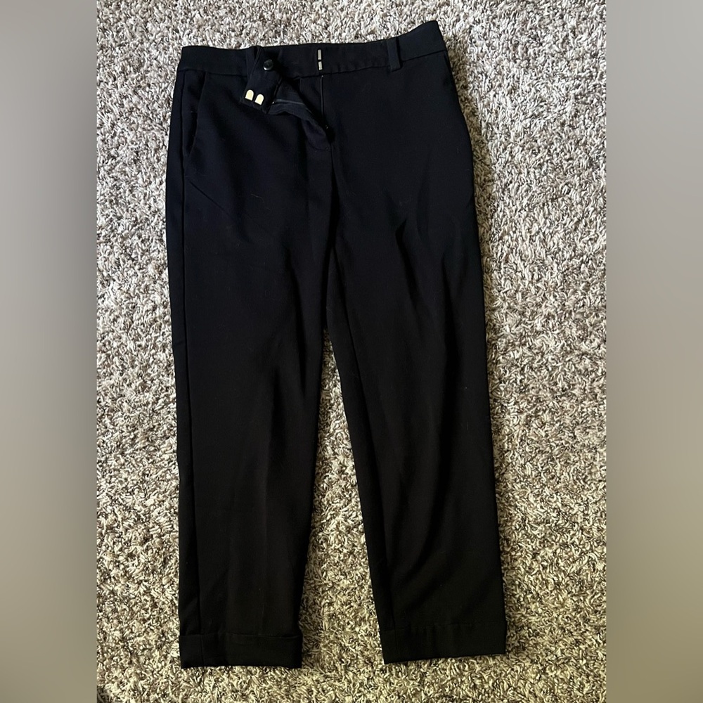 LOFT Devin Slim Black Pants